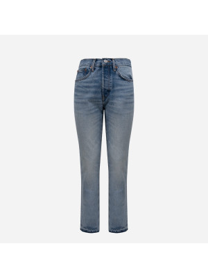 High Rise Jeans REDONE 141-03WHRSKBT
