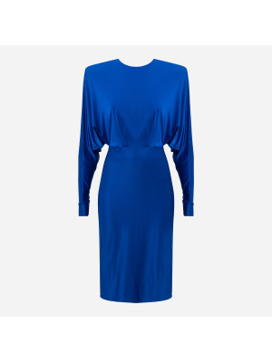 Waist- Cut Mini Dress  ALEXANDRE VAUTHIER 232DR1917-MAJESTIC-BLUE