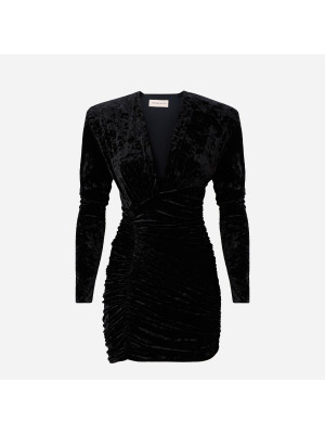 Stretch Velvet Dress  ALEXANDRE VAUTHIER 233DR1609-BLACK