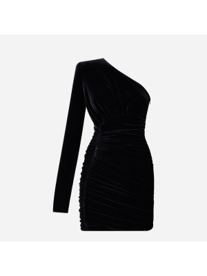 One Shoulder Dress ALEXANDRE VAUTHIER 234DR1616-BLACK