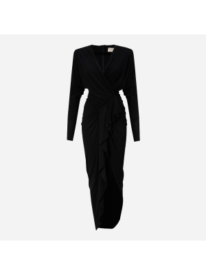 Long Stretch Dress  ALEXANDRE VAUTHIER 241DR2077-BLACK