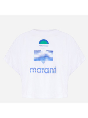 Logo T-shirt MARANT ETOILE 24PTS0048FA-B1N11E-20WH