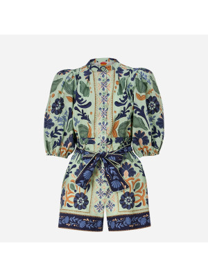 Tapestry Belted Romper FARM RIO 317943-24074