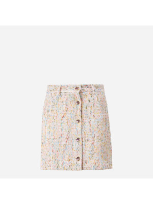 Tweed Buttons Mini Skirt  MSGM 3641MDD20-247126-03