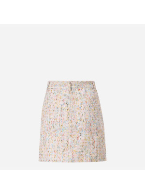 Tweed Buttons Mini Skirt  MSGM 3641MDD20-247126-03