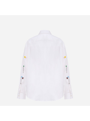 Embroidered Beads Shirt  MSGM 3642MDE184-247475-01