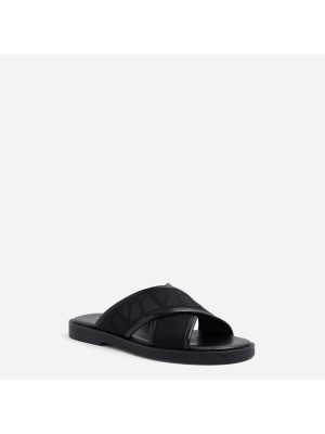 Black Toile Sandals VALENTINO GARAVANI 0H61IDQ-0NO