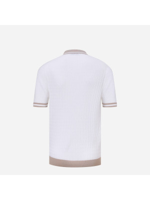 Cable Knit Polo Shirt  GRAN SASSO 57113-20625-002