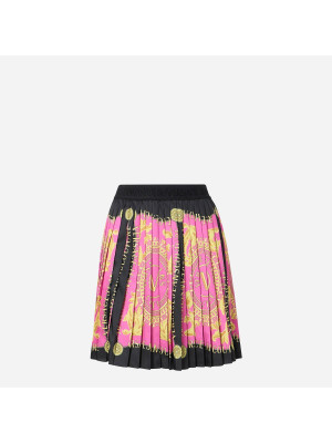 V-Emblem Chain Mini Skirt VERSACE JEANS COUTURE 75HAE8A0-NS350-455