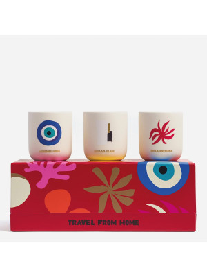 Mini Scented Candle Set ASSOULINE TRAVEL-FROM-HOME-MINI-SCENTED