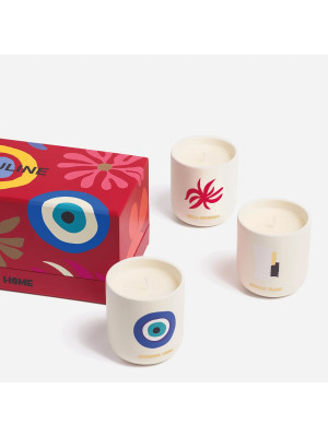 Mini Scented Candle Set ASSOULINE TRAVEL-FROM-HOME-MINI-SCENTED