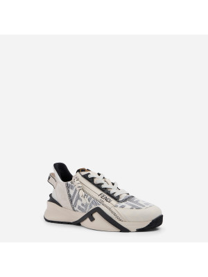 White Lycra Flow Sneakers FENDI 8E8035-AQ6D-F1NJS