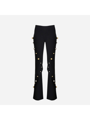 Trouser With Buttons AWAKE MODE AW23-P05-LA32-BLACK