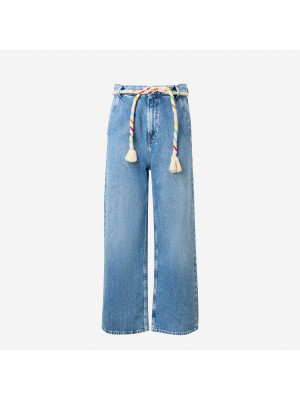 Denim Straight Leg Jeans MIRA MIKATI DEN014A-BLUE