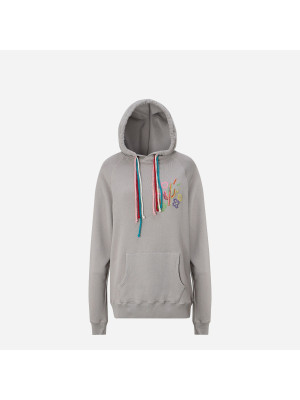 Embroidered Cactus Hoodie MIRA MIKATI HDE004A-GREY