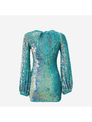 Tara Sequin Crochet Dress RETROFETE HL23-2187