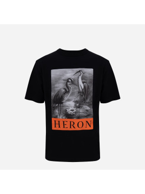 Graphical Print T-shirt HERON PRESTON HMAA032C99JER003-1010