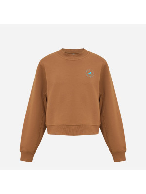 Sportswear Sweatshirt ADIDAS BY STELLA MCCARTNEY IT8282-BROWN