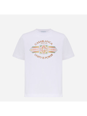 Unity Is Power T-Shirt CASABLANCA MS24-JTS-001-12-UNITY-IS-POWER