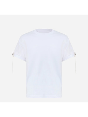 Lace Sleeve T-Shirt  NEIL BARRETT PBJT228-V517C-0303