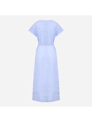 Linen Dress with Belt PESERICO S02068A-02600-982
