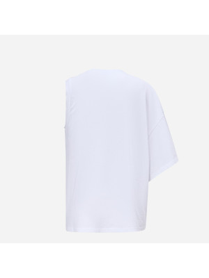One Sleeve T-Shirt  AWAKE MODE SS24-JE03-OC02-WHITE