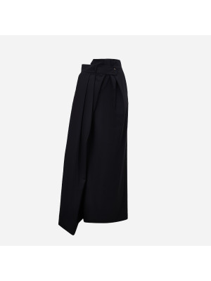 Deconstructed Skirt  AWAKE MODE SS24-S05-ET03-BLACK