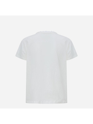 Embroidered T-Shirt MIRA MIKATI TEE004D-WHITE