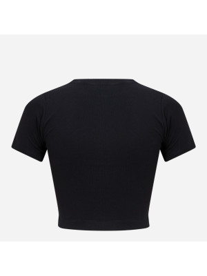 Angels Baby Crop T-Shirt FIORUCCI W16TCRT2CBK-BLACK