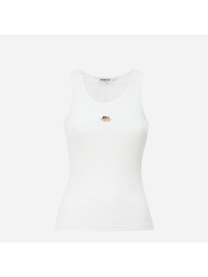 Icon Angels Ribbed Vest FIORUCCI W18TIPV2CWH-WHITE