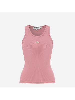 Icon Angels Ribbed Vest FIORUCCI W20TANV2CPK-PINK