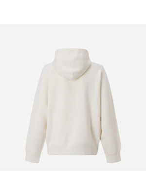 Printed Hooded Sweatshirt CASABLANCA WF23-KW-576-01-WHITE