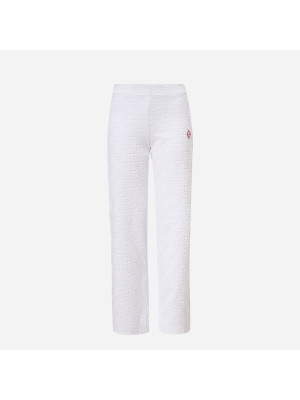 Towelling Cotton Pants CASABLANCA WPS24-JTR-159-01-WHITE