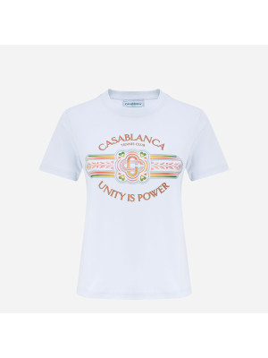 Unity Is Power T-Shirt CASABLANCA WS24-JTS-020-05-UNITY-IS-POWER