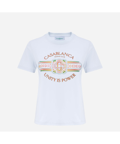Unity Is Power T-Shirt CASABLANCA WS24-JTS-020-05-UNITY-IS-POWER